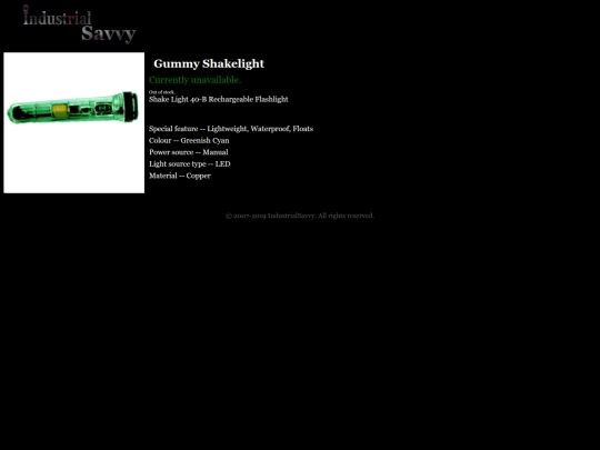 Products/Gummy_Shakelight screenshot