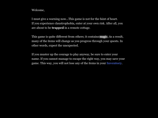 Escape From the Cottage in the Woods screenshot