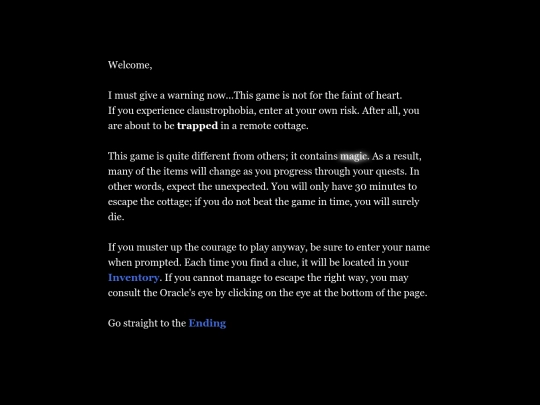 Escape screenshot