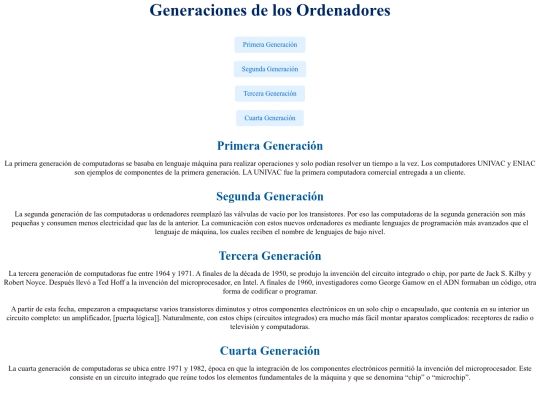 paginas/generaciones screenshot