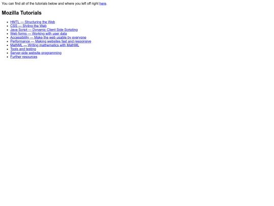 tutorials screenshot