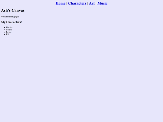index screenshot