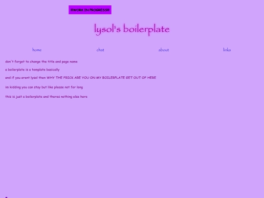 boilerplate screenshot