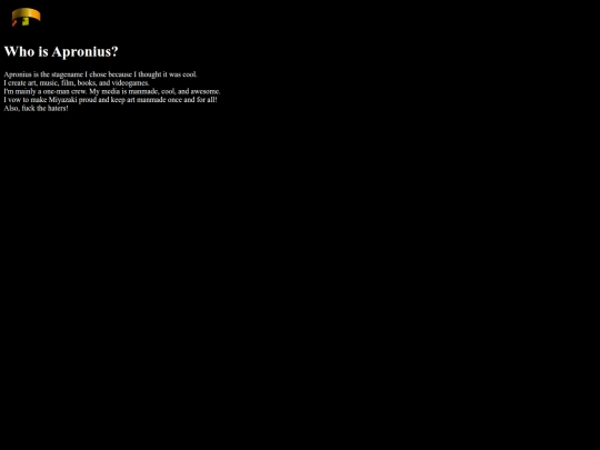 pages/about screenshot