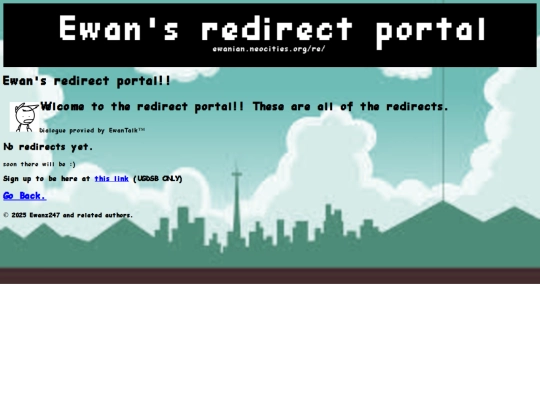 city/redirect screenshot