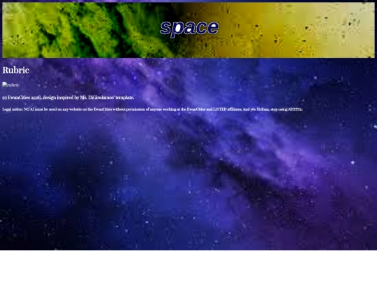 city/space/rubric screenshot