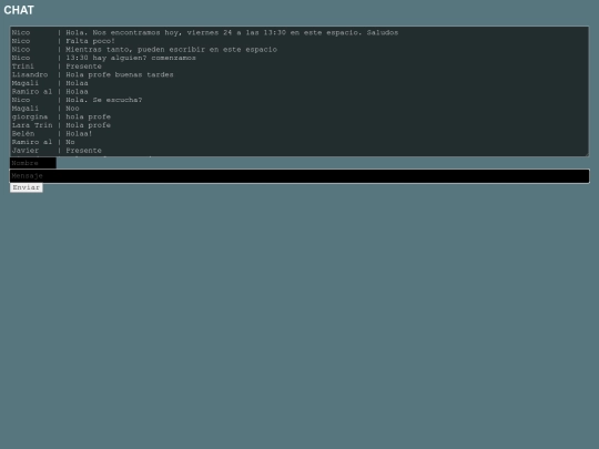 chat screenshot