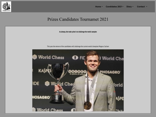 prizes screenshot