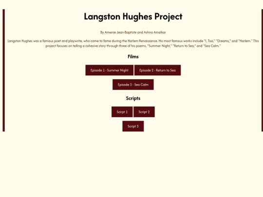 LangstonHughesProject screenshot