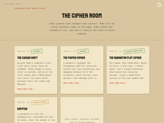 cipher-room screenshot