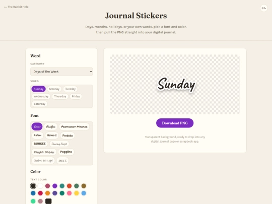 journal-stickers screenshot