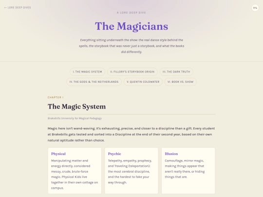 lore-deep-dives/the-magicians screenshot