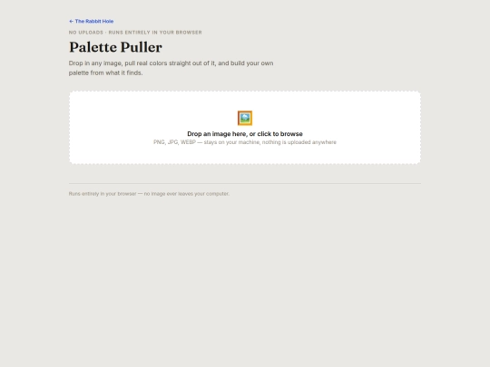 palettes screenshot