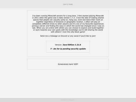 mcserver screenshot