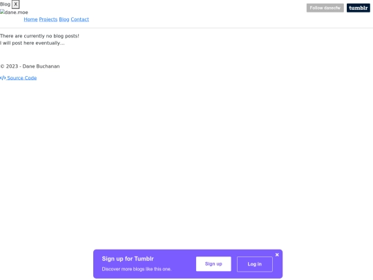 blog screenshot