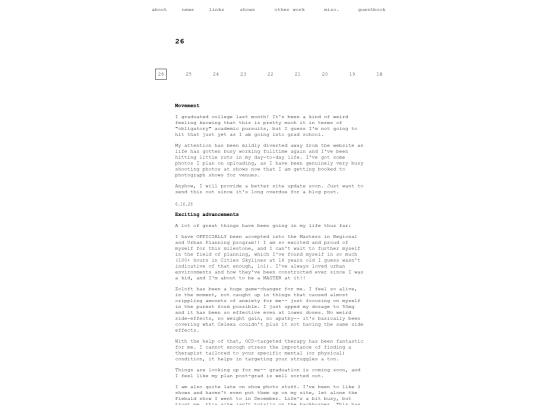 blogarchive screenshot
