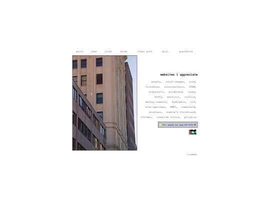 links screenshot