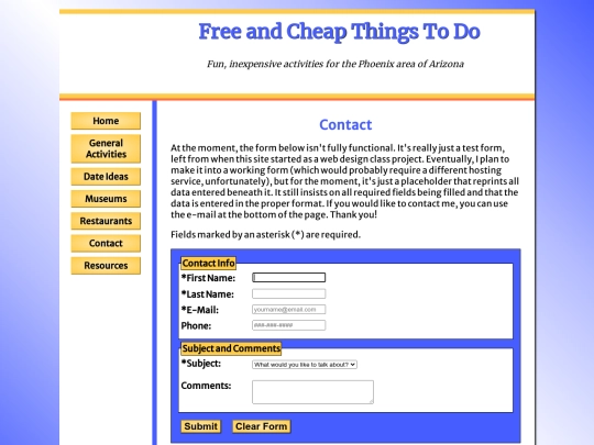 contact screenshot