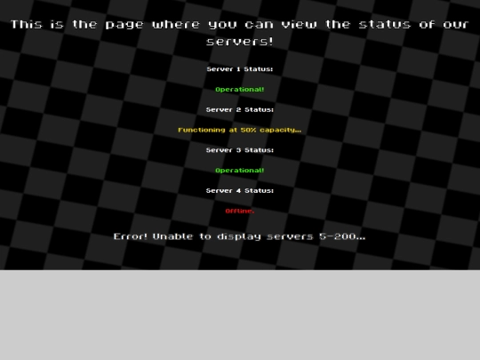 ServerStatus screenshot