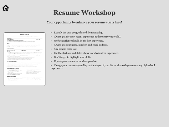 ResumeWorkshop screenshot