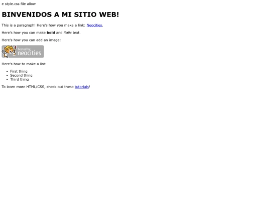 index screenshot
