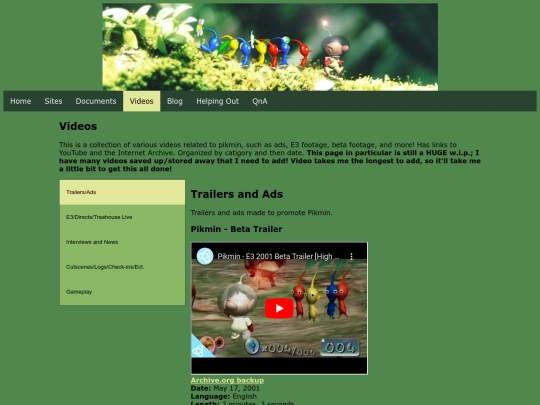 Videos screenshot