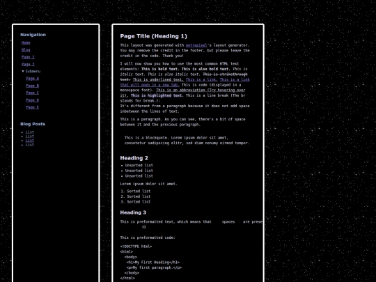 blog screenshot