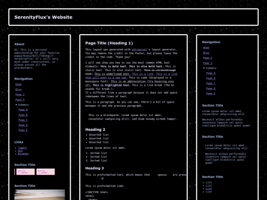 index screenshot