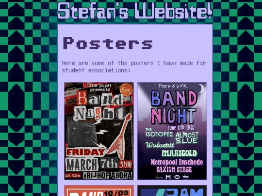 posters screenshot
