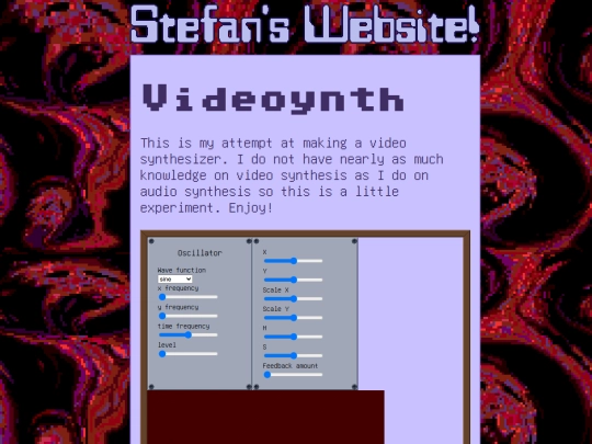 videosynth screenshot