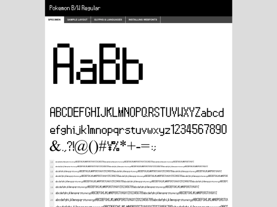 font/webfontkit-20241217-164943/pokemon-b-w-demo screenshot