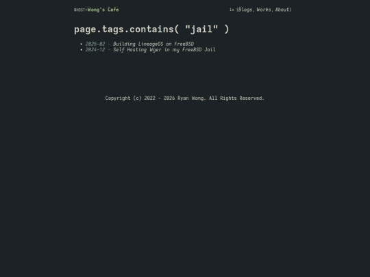 tags/jail screenshot