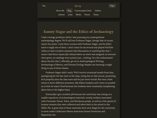 blog/sammy-hagar-and-the-ethics-of-archaeology screenshot