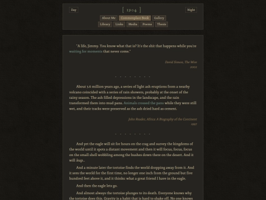 commonplace screenshot
