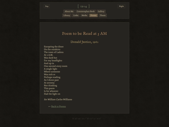 poems/3am screenshot