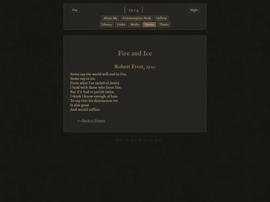 poems/fire-and-ice screenshot