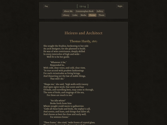 poems/heiress-and-architect screenshot