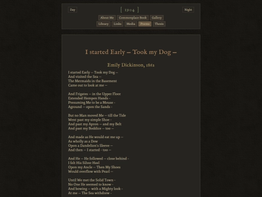 poems/i-started-early screenshot
