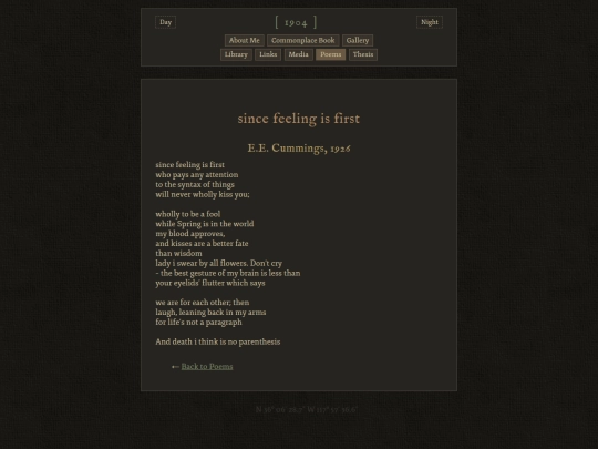 poems/since-feeling-is-first screenshot