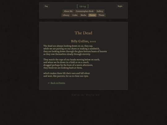poems/the-dead screenshot