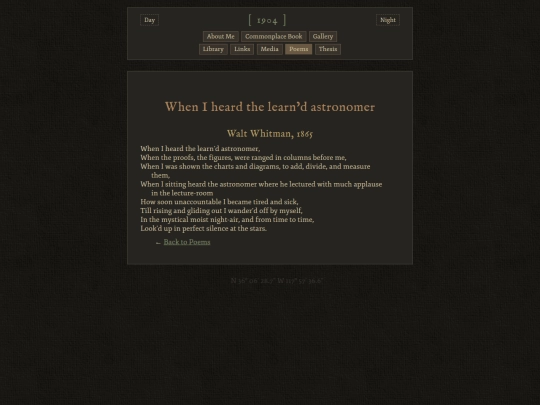 poems/the-learnd-astronomer screenshot