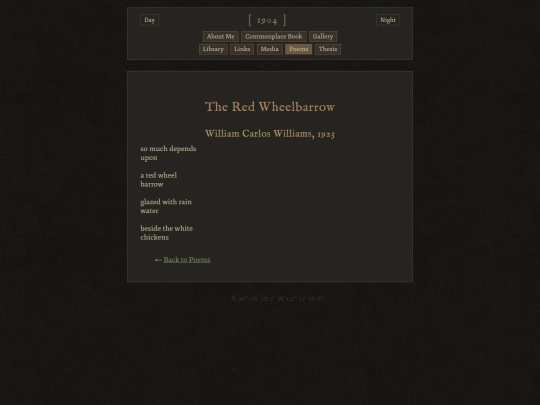 poems/the-red-wheelbarrow screenshot