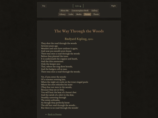 poems/the-way-through-the-woods screenshot