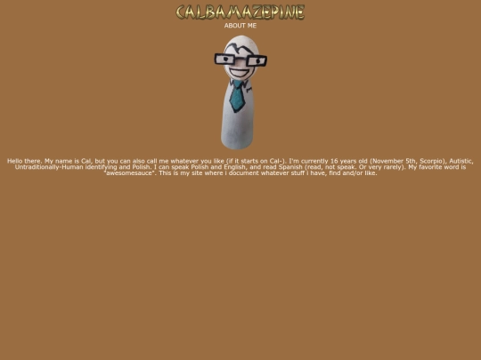 aboutme screenshot