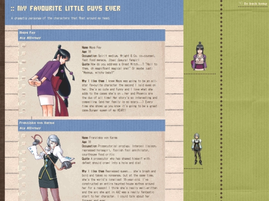 favcharacters screenshot