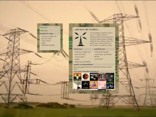podcasts screenshot