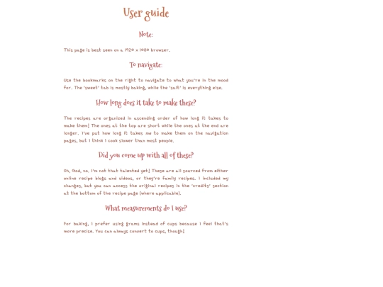 recipes/nav screenshot