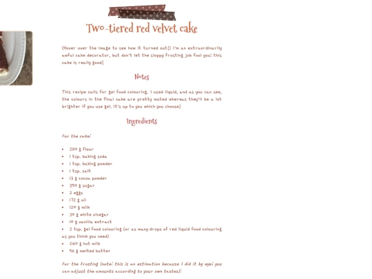 recipes/sweets/redvelvet screenshot