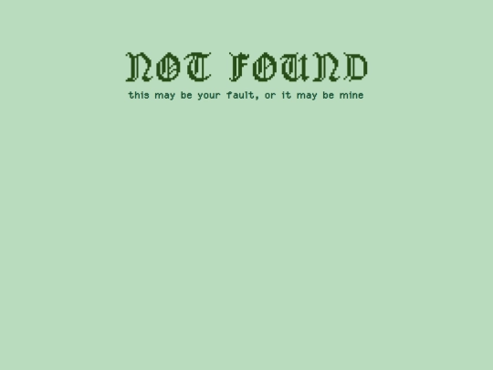 not_found screenshot