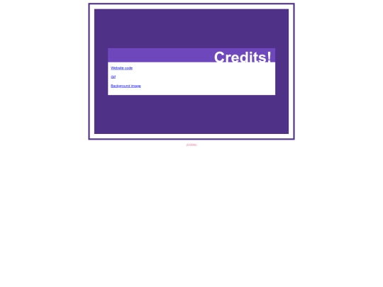 creditpage screenshot